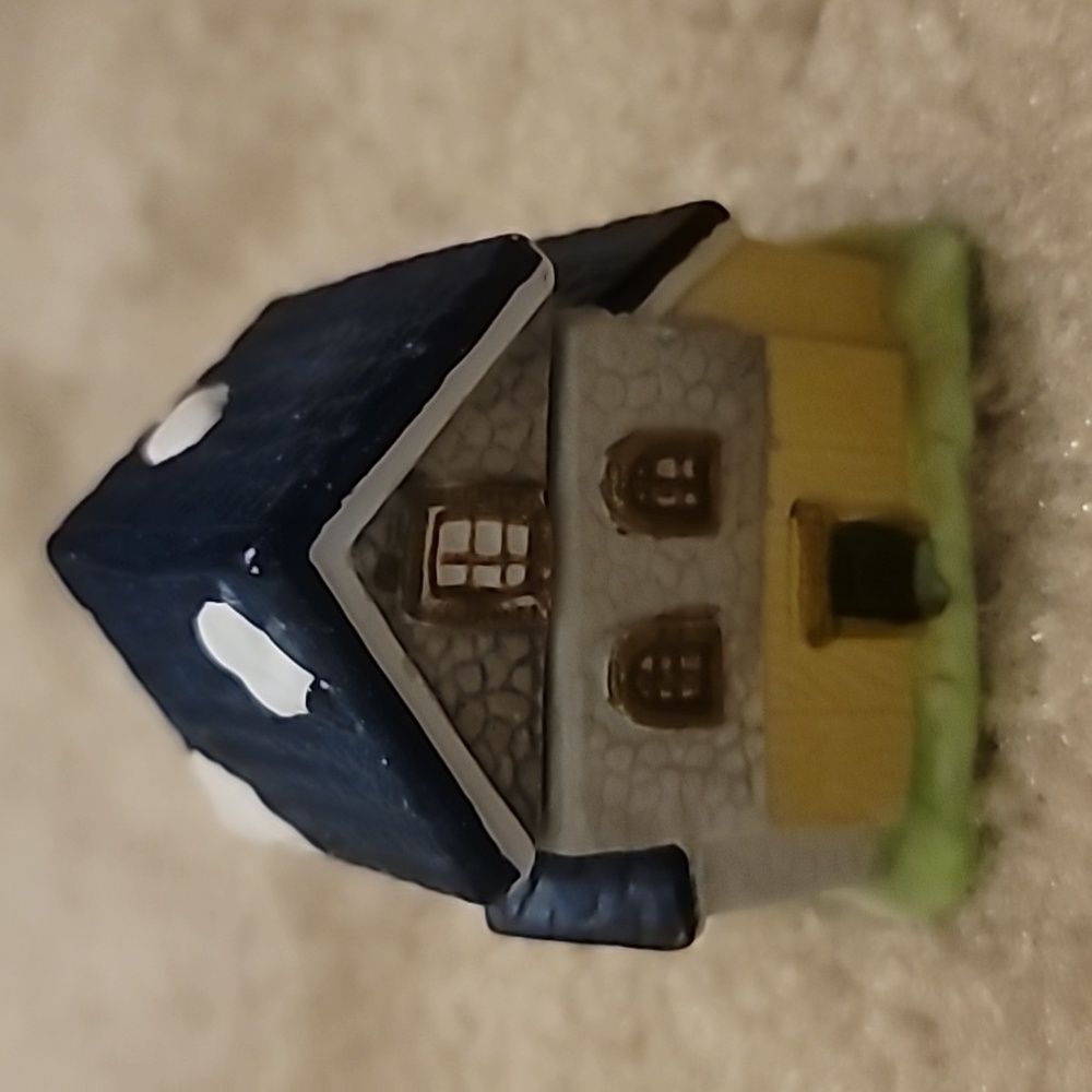 Vintage Porcelain Trinket Box House